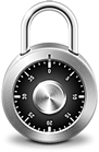 Combination Lock - Black